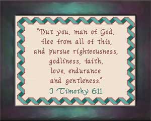 Pursue Righteousness - I Timothy 6:11